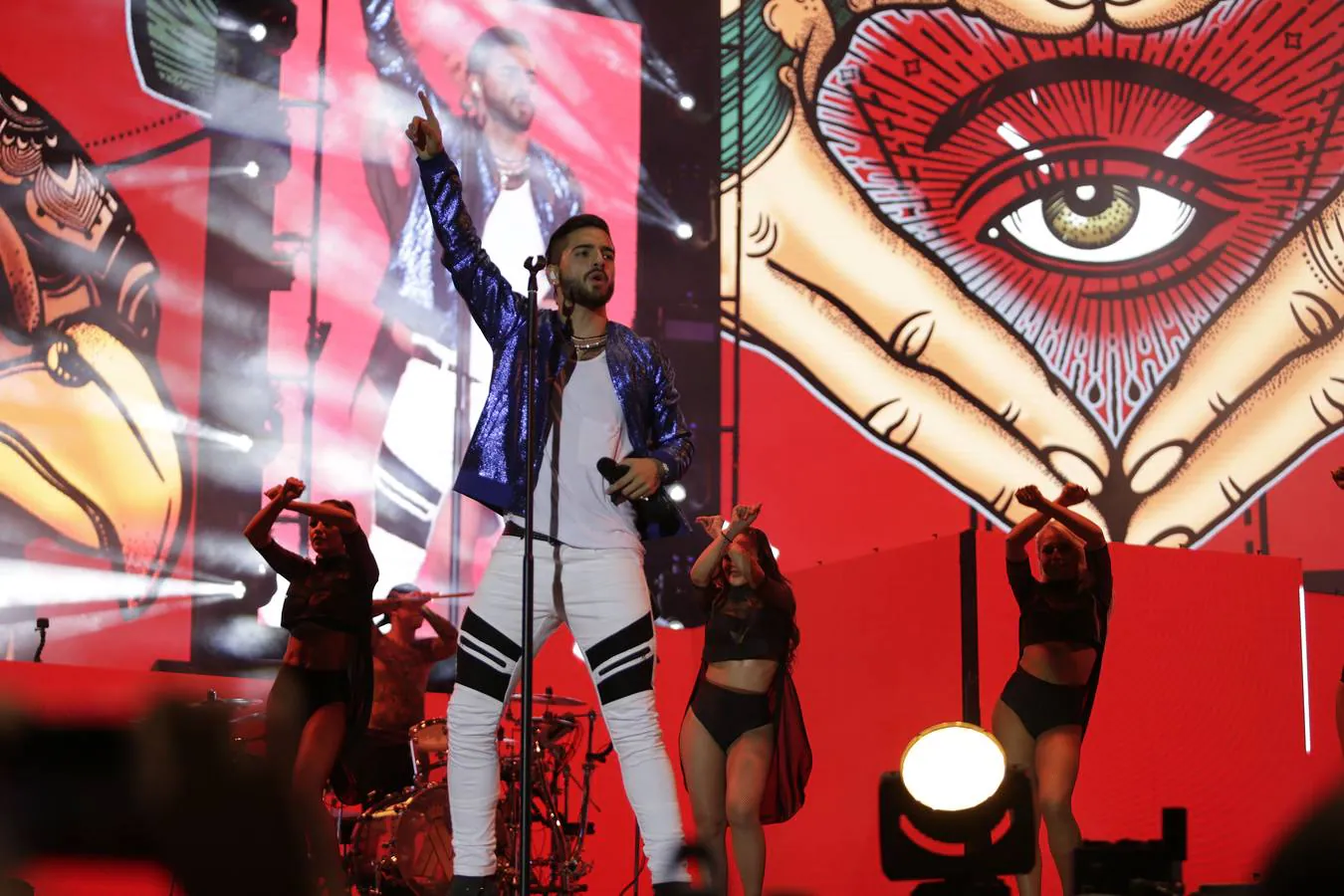 Las mejores imágenes del concierto de Maluma en el Auditorio Rocío Jurado