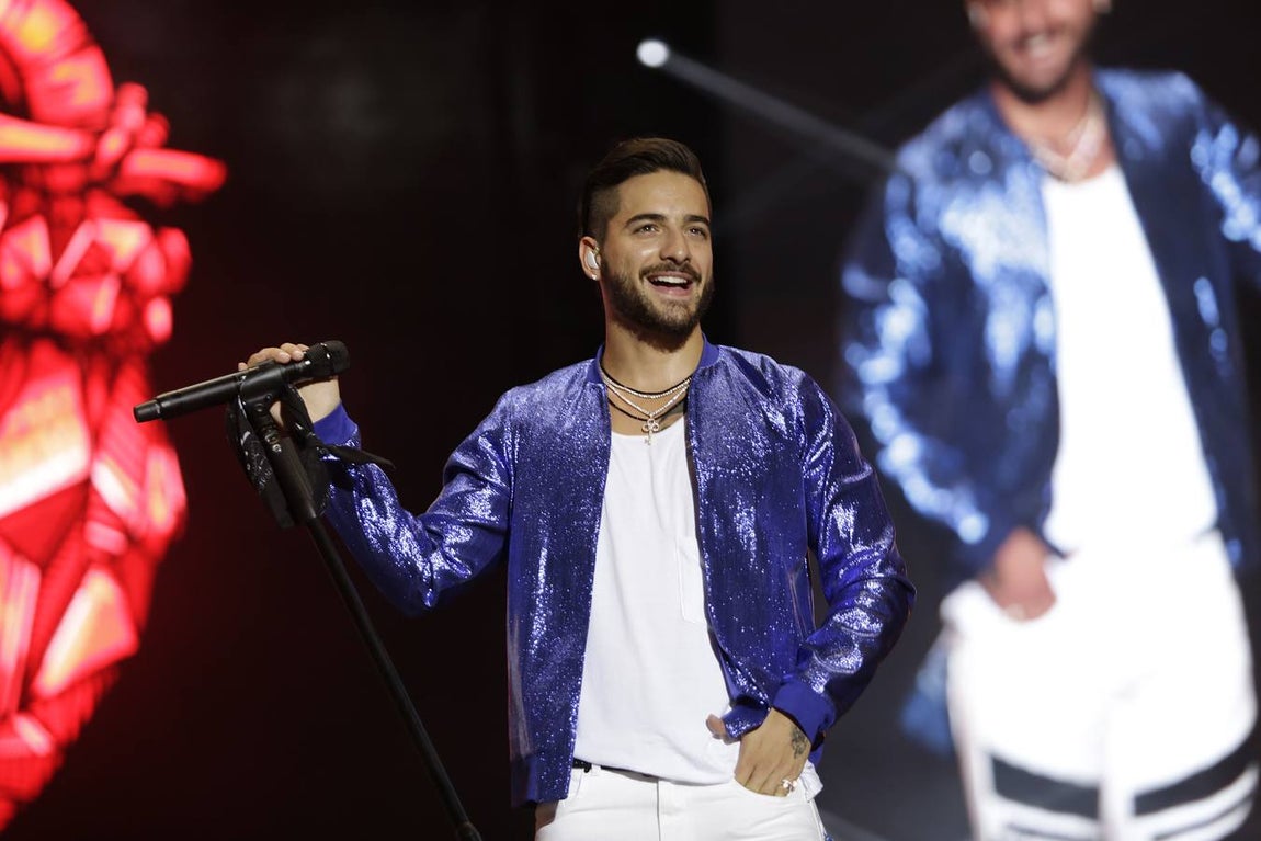 Las mejores imágenes del concierto de Maluma en el Auditorio Rocío Jurado