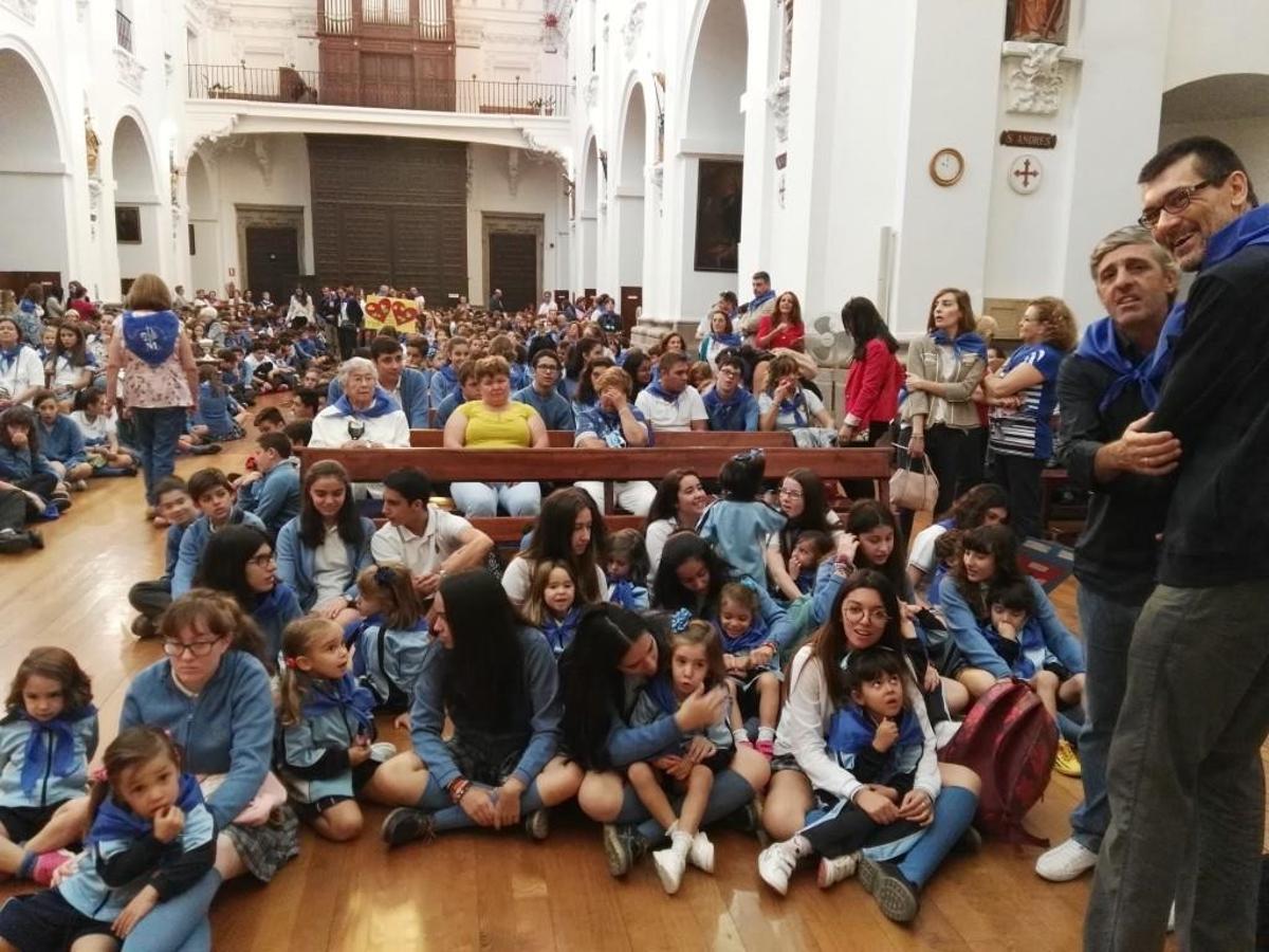 La peregrinación del colegio Tavera, en imágenes