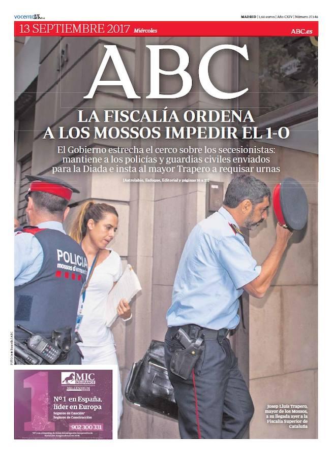 Los Mossos d'Esquadra tienen el mandato de hacer cumplir la Ley y deberán someterse al control desde Madrid. 