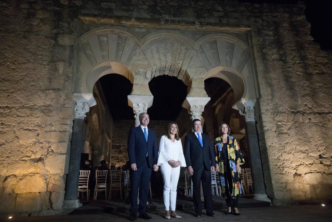 La nueva iluminación de Medina Azahara, en imágenes