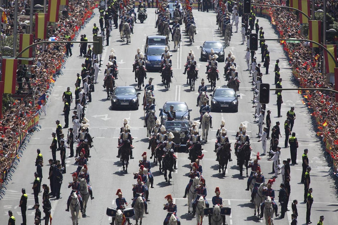 Día histórico. Desfile de proclamación de Felipe VI como Rey de España, el 19 de junio de 2014