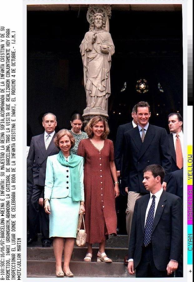 Iñaki Urdangarin y Cristina de Borbón, 20 años de matrimonio en imágenes