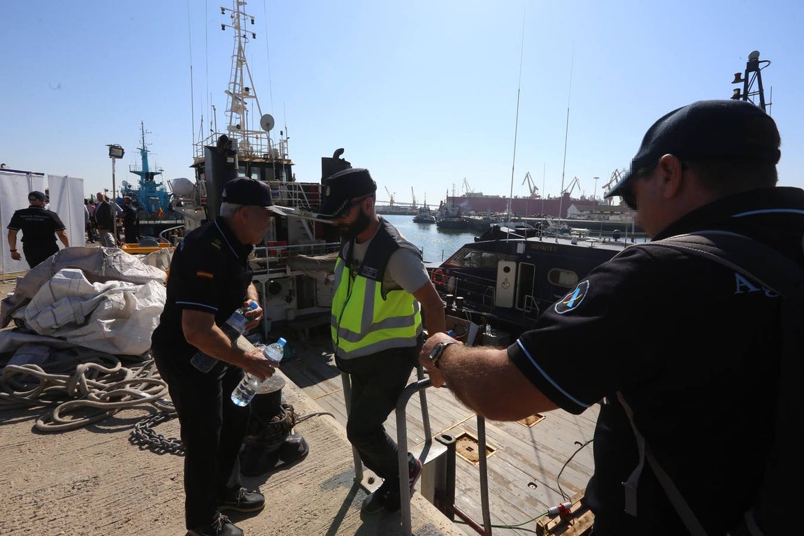 Descargan en Cádiz 3.700 kilos de cocaína