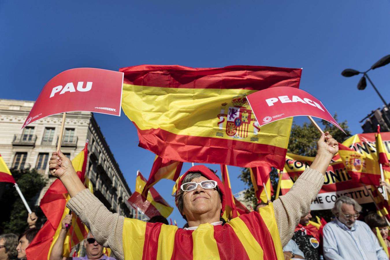 Societat Civil Catalana (SCC) ha cifrado la manifestación de Barcelona entre 930.000 y 950.000 personas. 