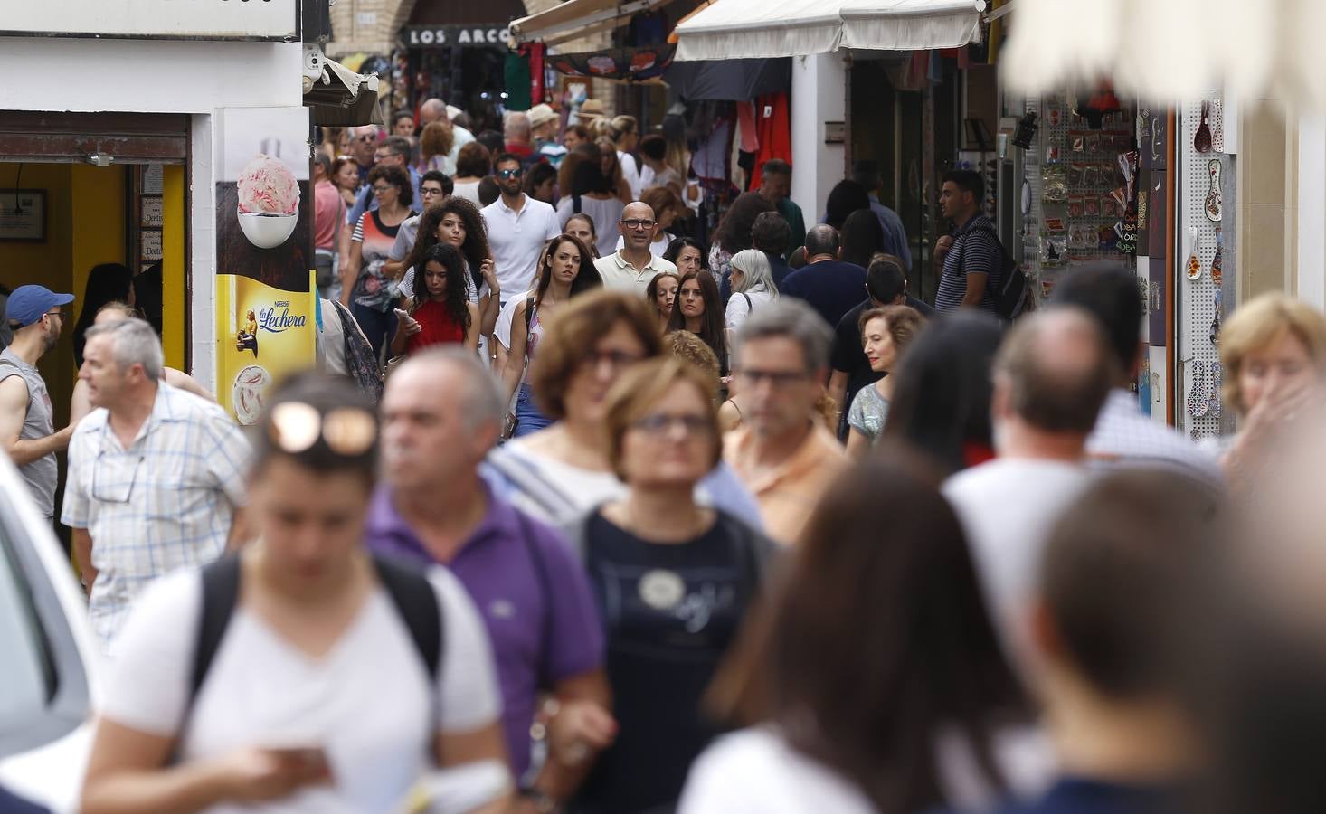 Imágenes de Córdoba llena en el 12 de octubre