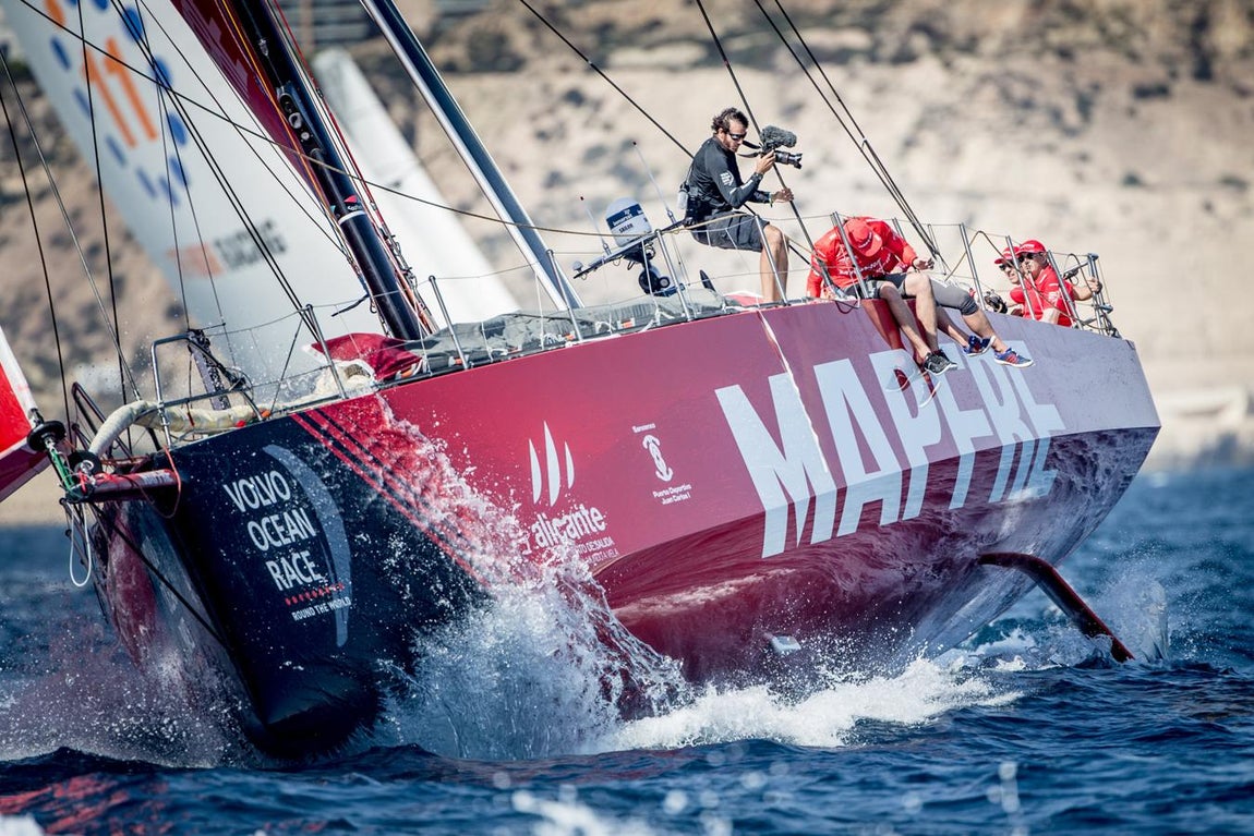 La costera del «Mapfre» en fotos