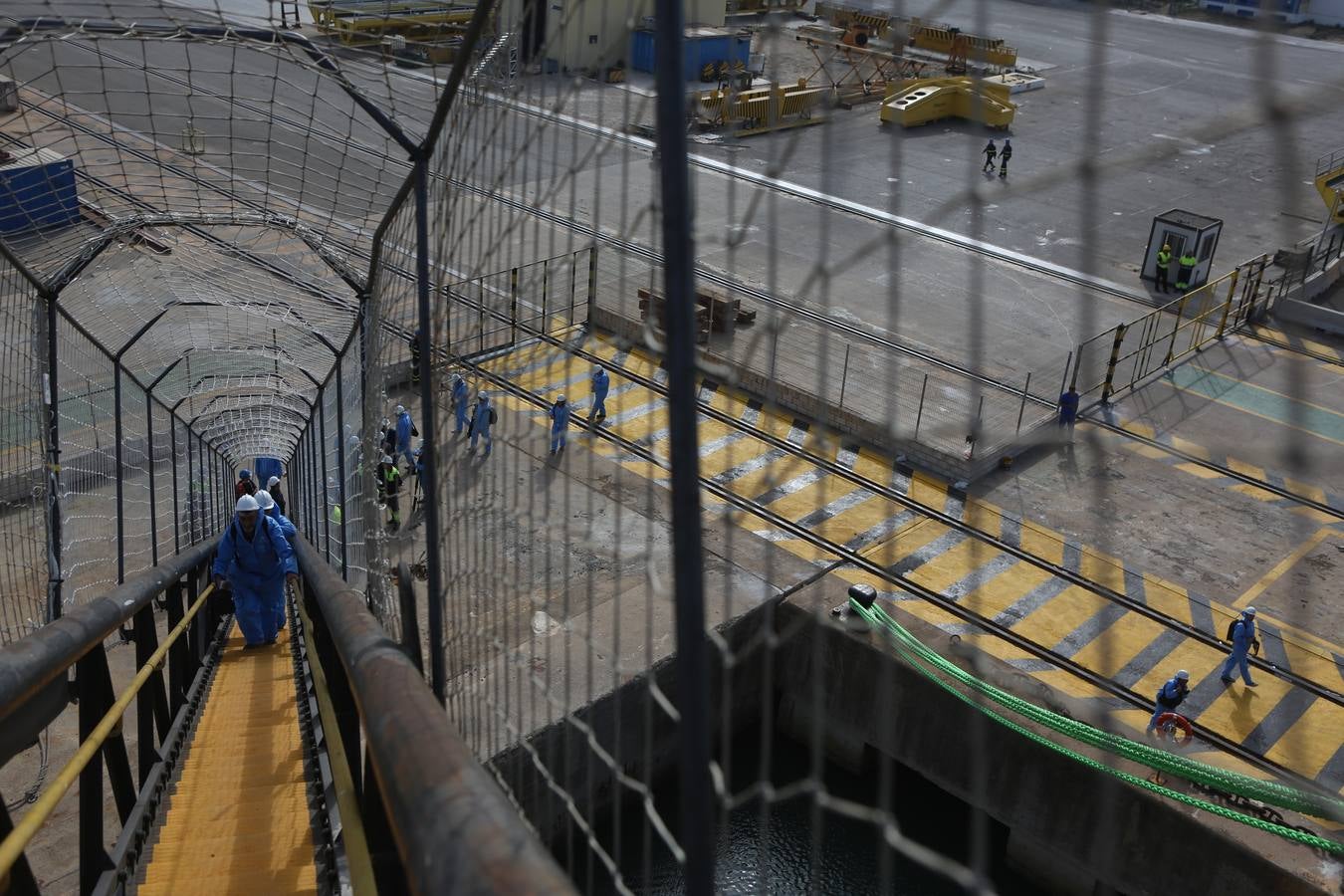 Las imágenes del estreno del buque Monte Udela en Puerto Real