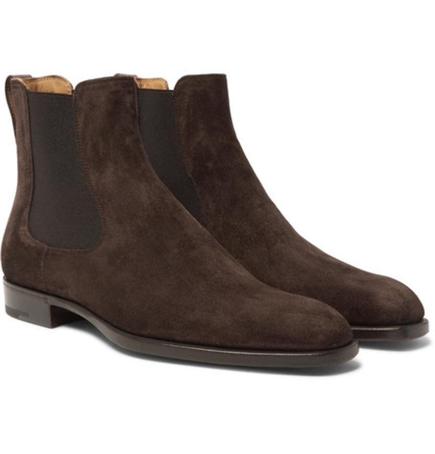 Botín de Berluti. Berluti apuesta por los chelsea boots con modelos como este de ante (Precio: 1290 euros)