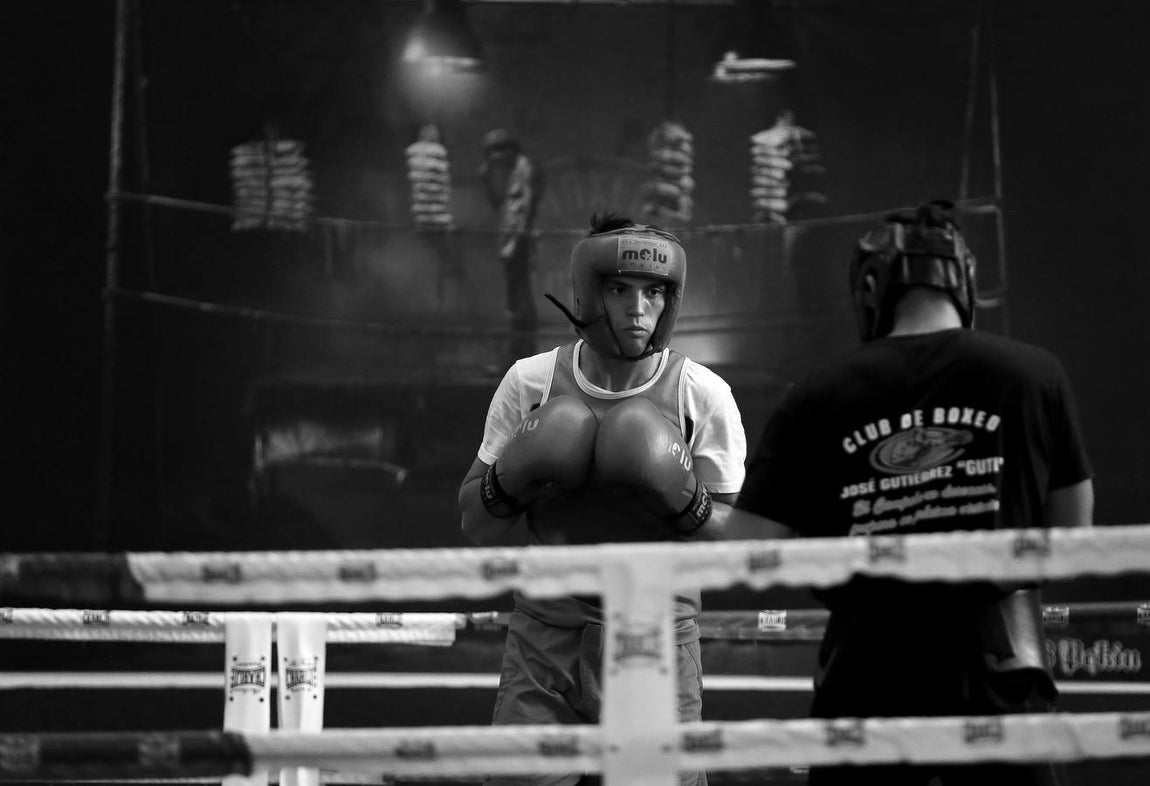 El boxeo y kickboxing de Córdoba, en blanco y negro