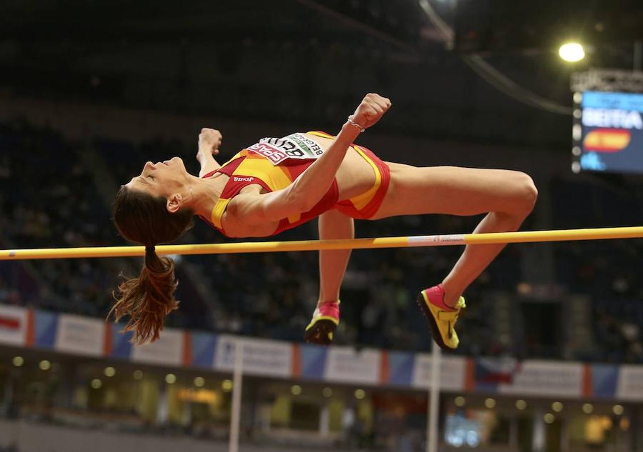 Campeonato de Europa de atletismo cubierto - Final femenino de salto de altura - Kombank Arena, Belgrado, Serbia (marzo, 2017). 