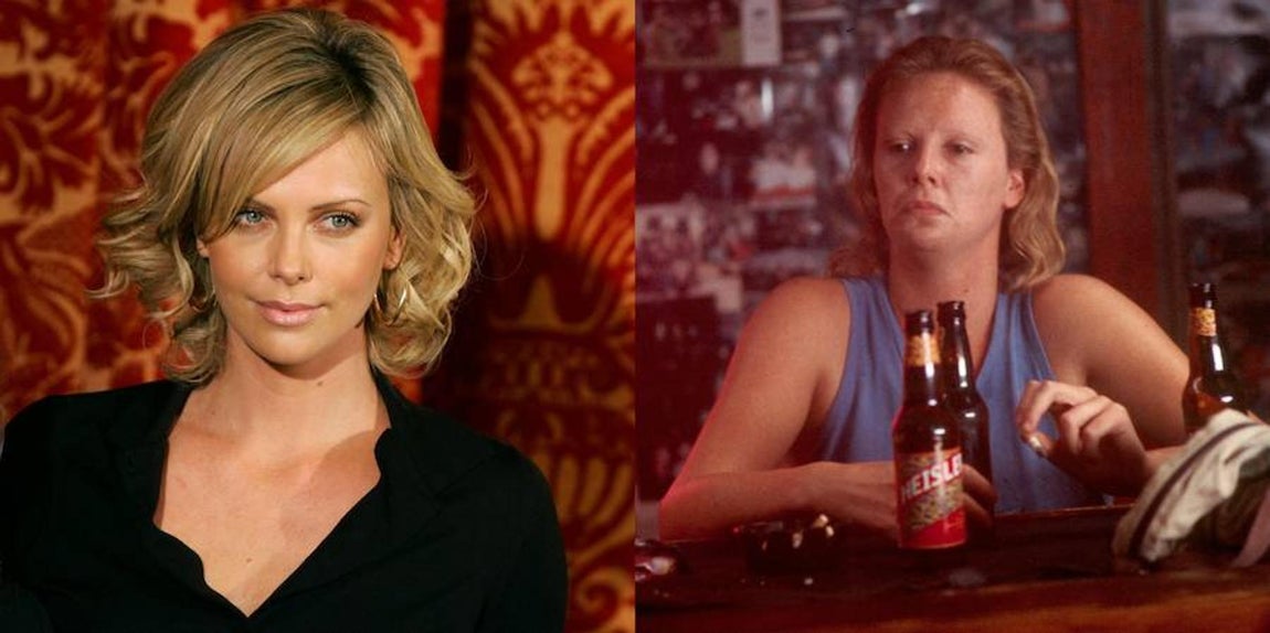 Charlize Theron. Una de las mujeres más atractivas de Hollywood aceptó el reto de subir una docena de kilos para interpretar el papel que le supondría un Oscar; el resto, lo hicieron el maquillaje y su interpretación, basada en una persona real, de una prostituta que se convierte en asesina en serie. A la Academia no le pasó desapercibido el arriesgado salto de Theron, dispuesta a dar un volantazo en su carrera y apostar fuerte por una película dura y compleja como lo es «Monster».