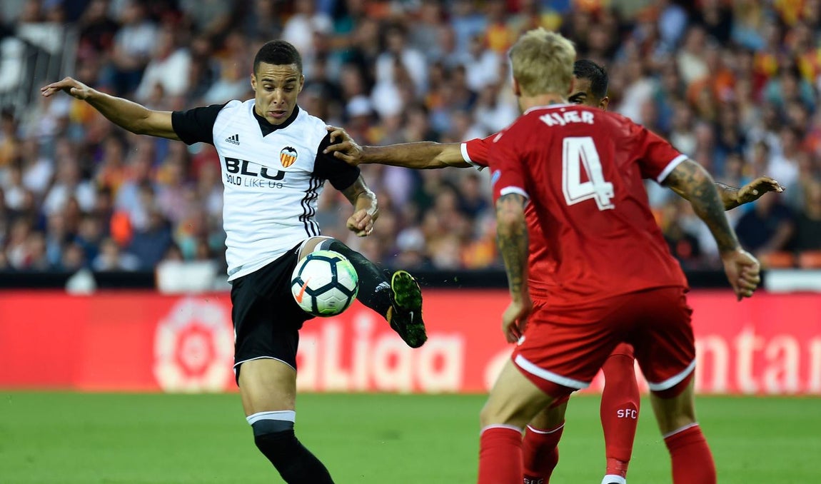 Las imágenes de la derrota del Sevilla FC ante el Valencia