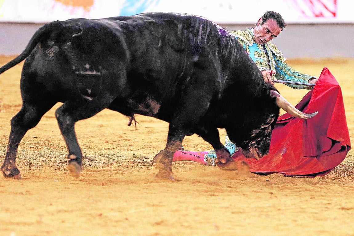 Enrique Ponce, en la Feria de Málaga. 