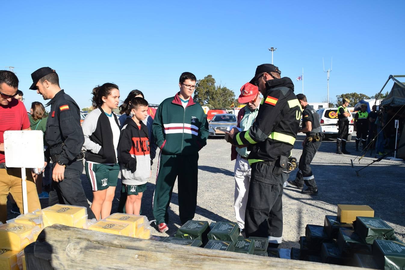 Las imágenes del simulacro de terremoto en San Fernando