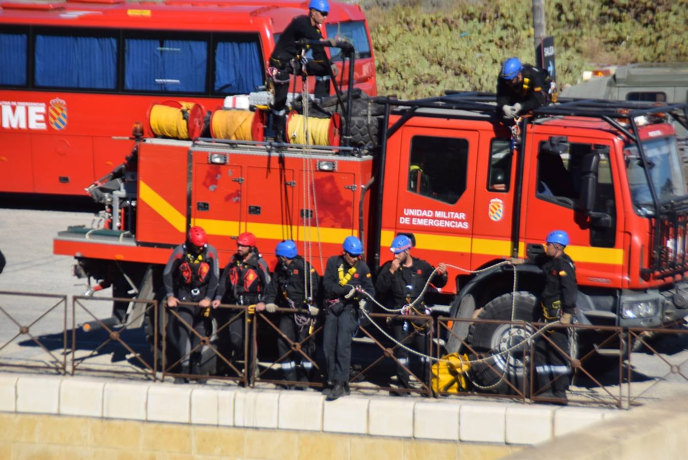 San Fernando acoge la mayor maniobra de adiestramiento a nivel andaluz sobre catástrofes