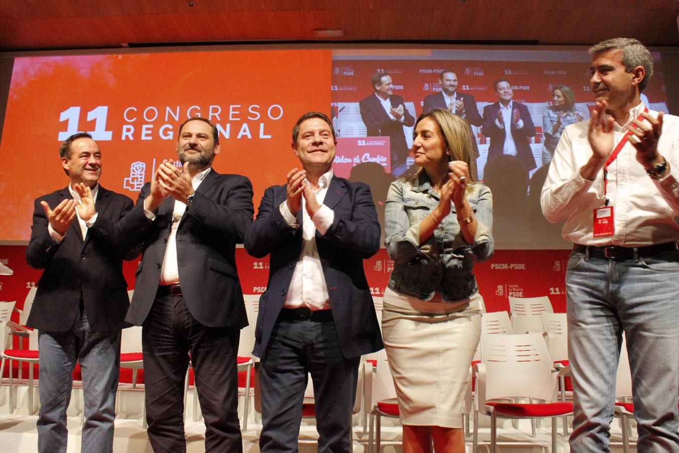 La clausura del Congreso regional del PSOE, en imágenes