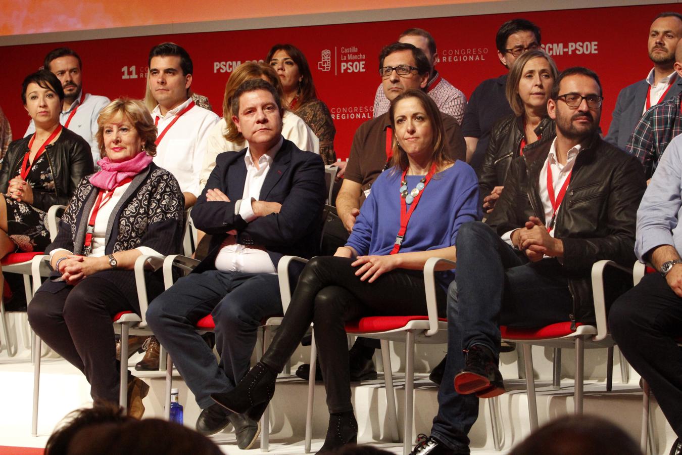 La clausura del Congreso regional del PSOE, en imágenes