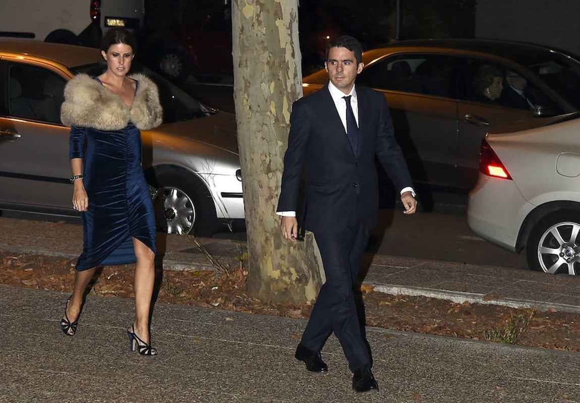 José María Aznar Jr con su mujer Mónica Abascal. 
