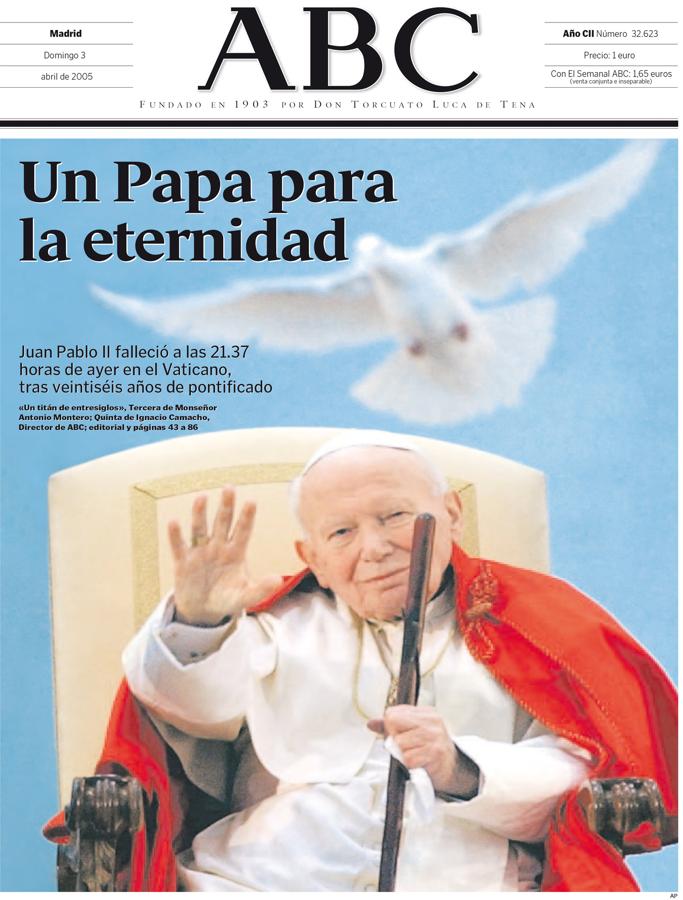 Las portadas históricas de ABC