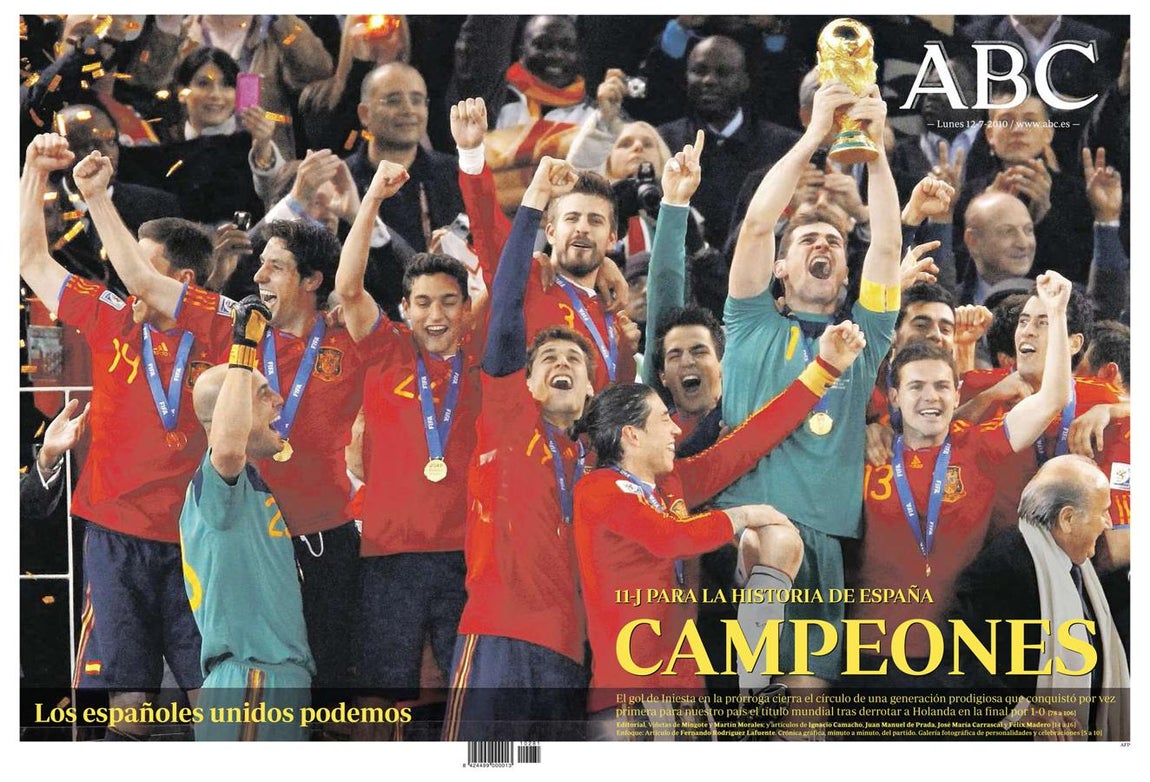 Las portadas históricas de ABC