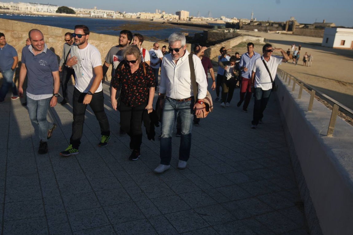 Fotos: Ruta guiada por los lugares del maremoto del Cádiz