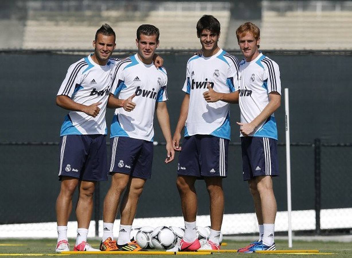 Jesé, Nacho, Morata y Álex