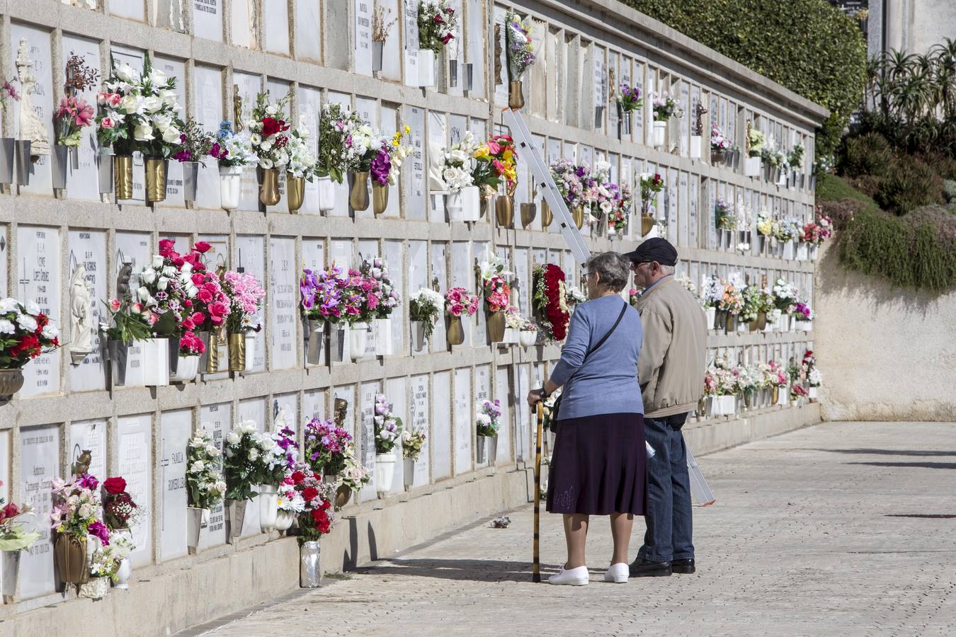 Multitudinaria visita al Cementerio Mancomunado de Chiclana