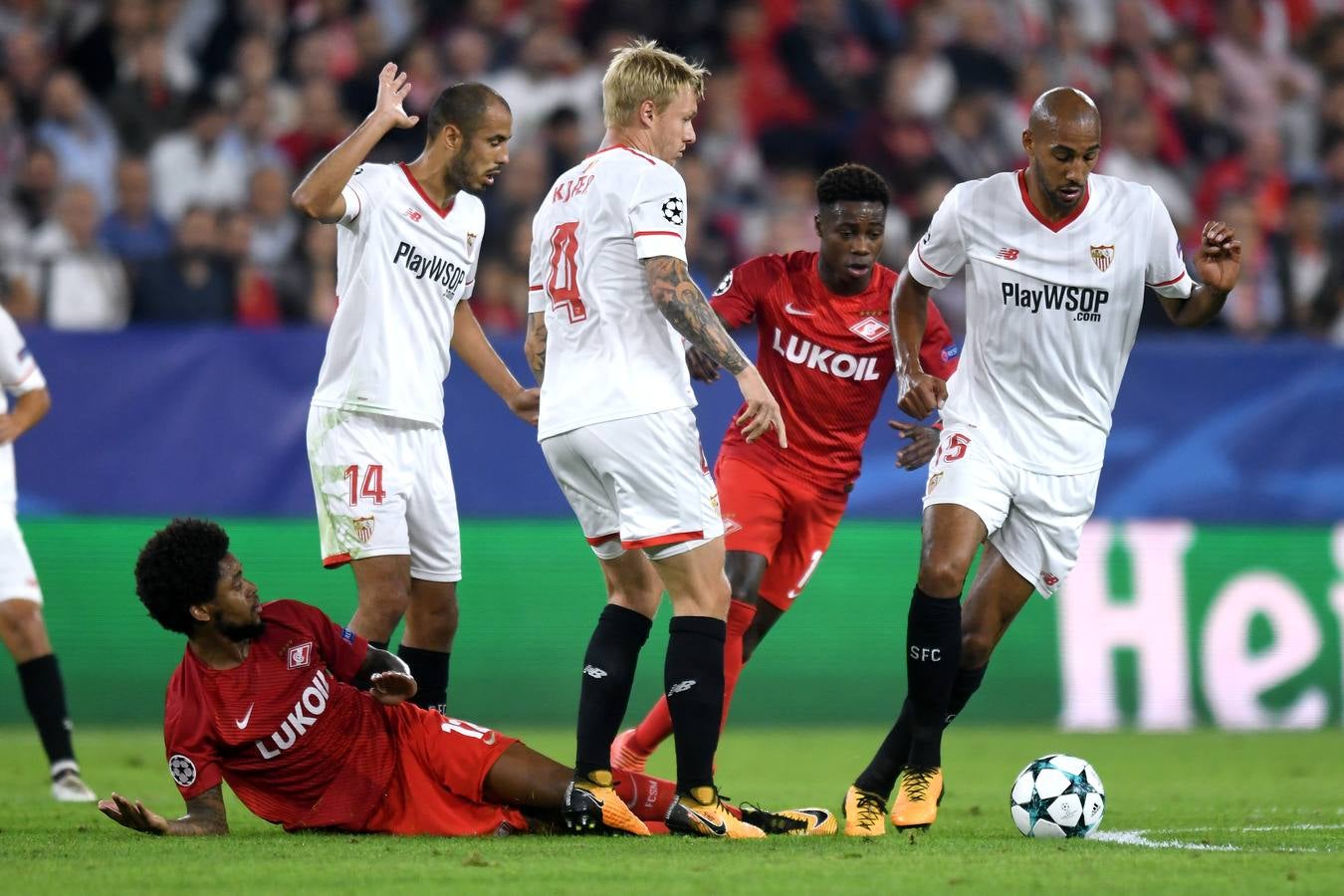 Las mejores imágenes de la victoria del Sevilla FC ante el Spartak