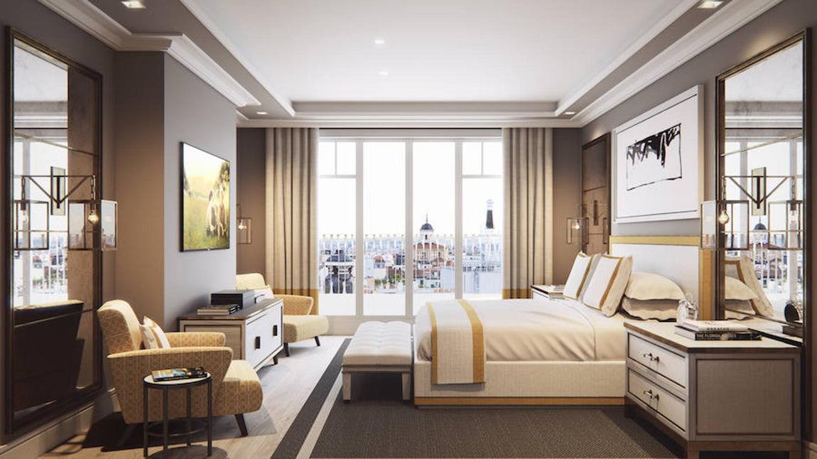 9.. El interior de una de las 22 viviendas con vistas a los tejados de Madrid