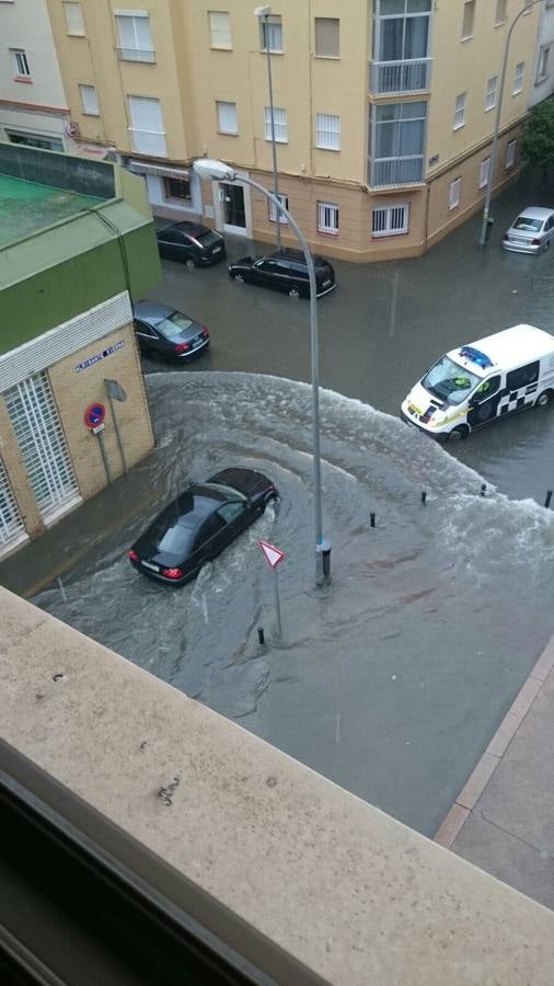 El temporal inunda también la capital