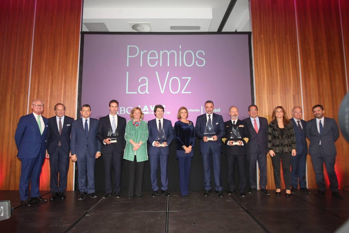 Imágenes de la entrega de los premios LA VOZ