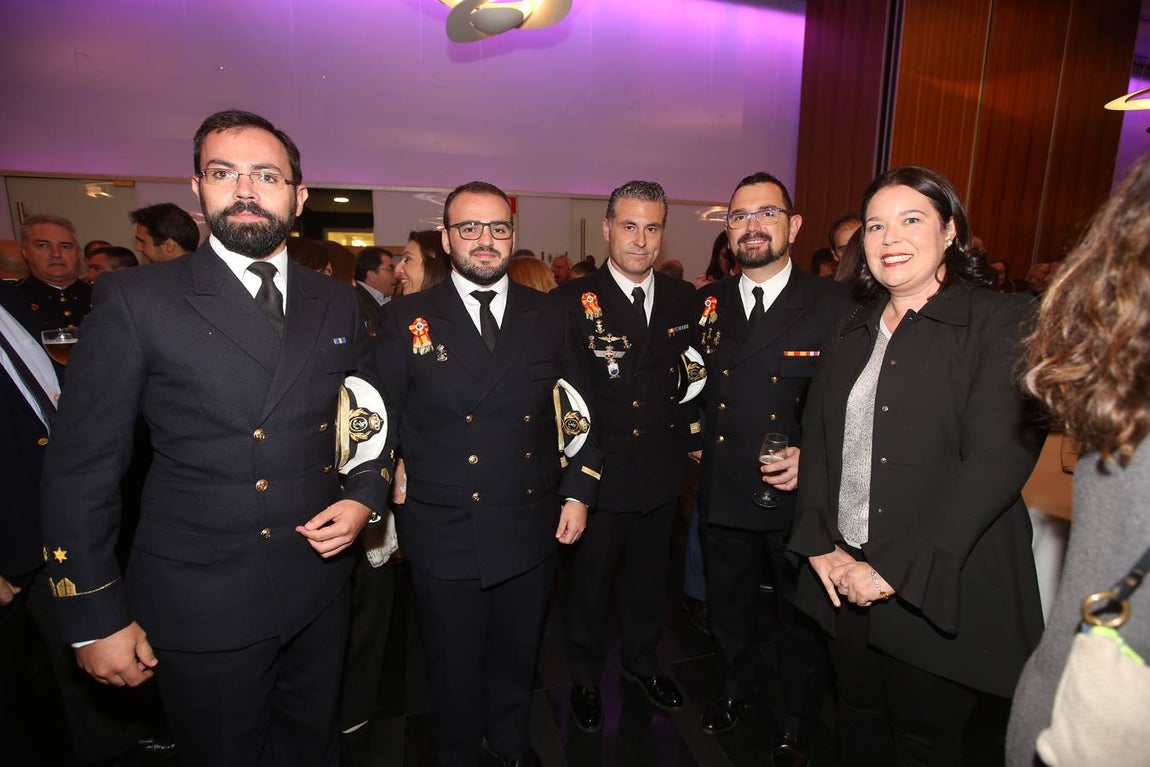 Mariano Hernáiz, Gonzalo Vallespín, Guirado Mourinho, Grueiro Méndez y Rebeca Correa. 
