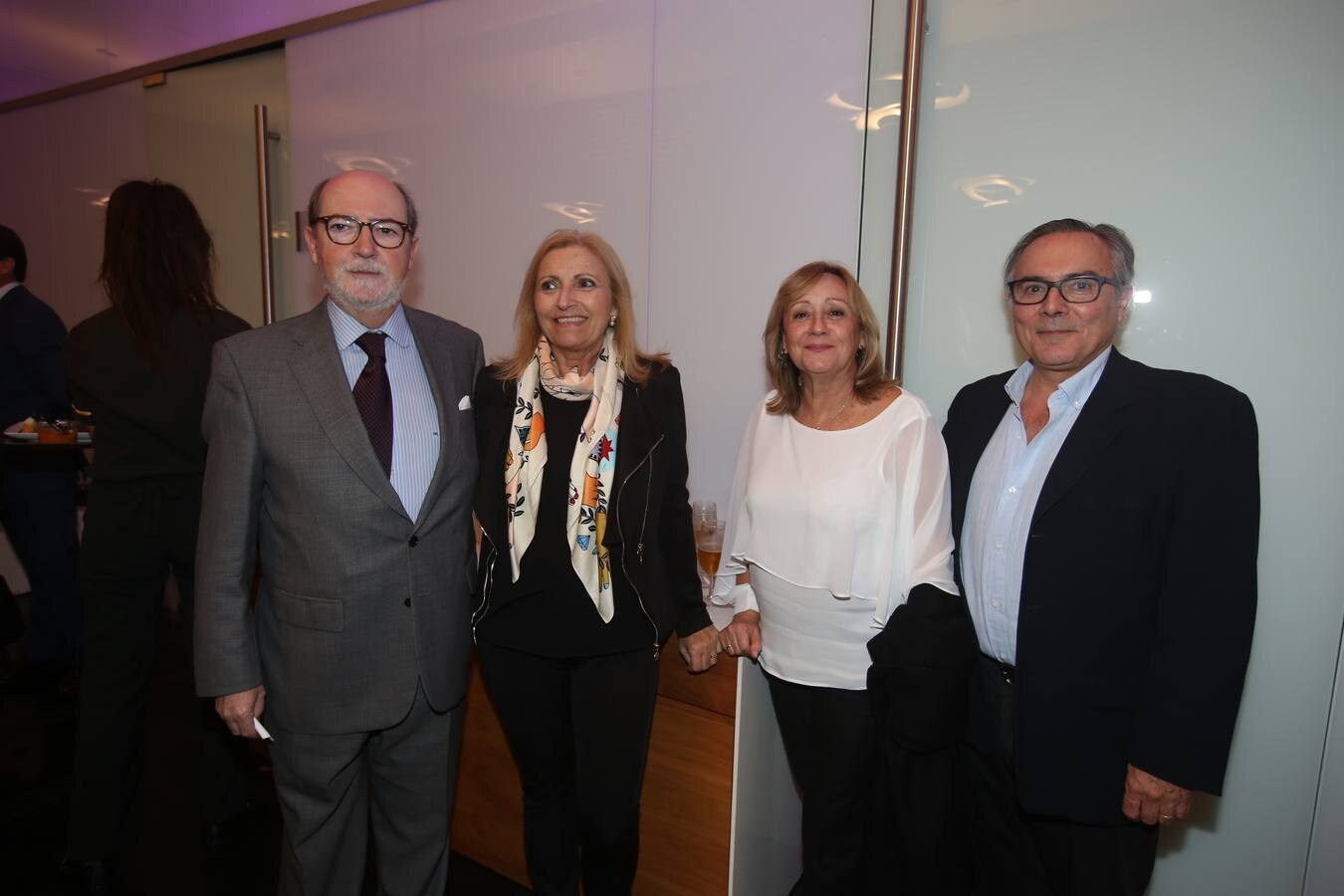 Ignacio Moreno Aparicio, María Ángeles Franco, Beatriz Sainz y Antonio Ares. 