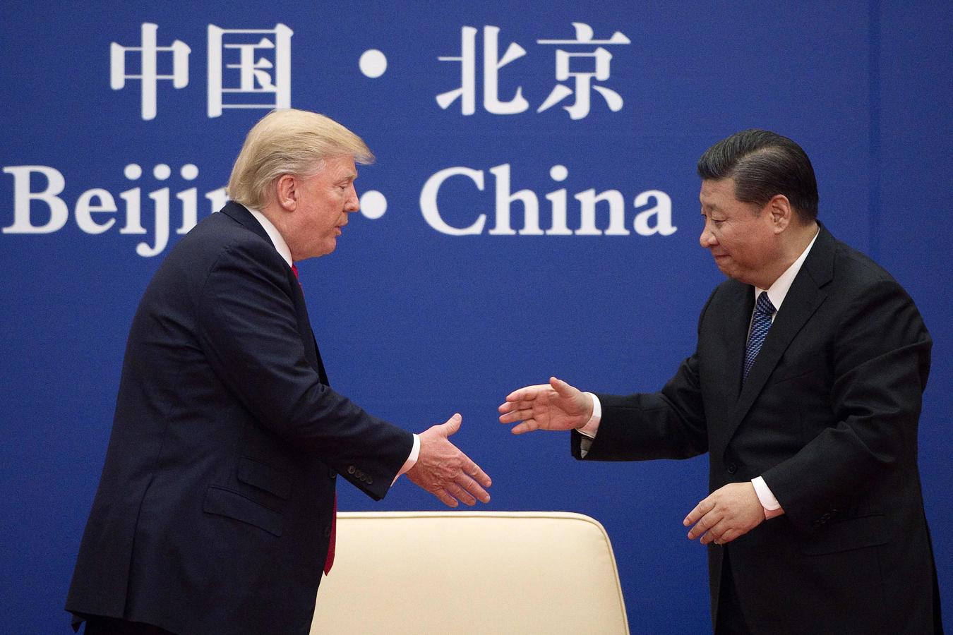 Donald Trump, en China