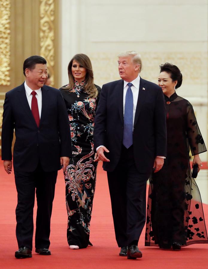 Donald Trump, en China