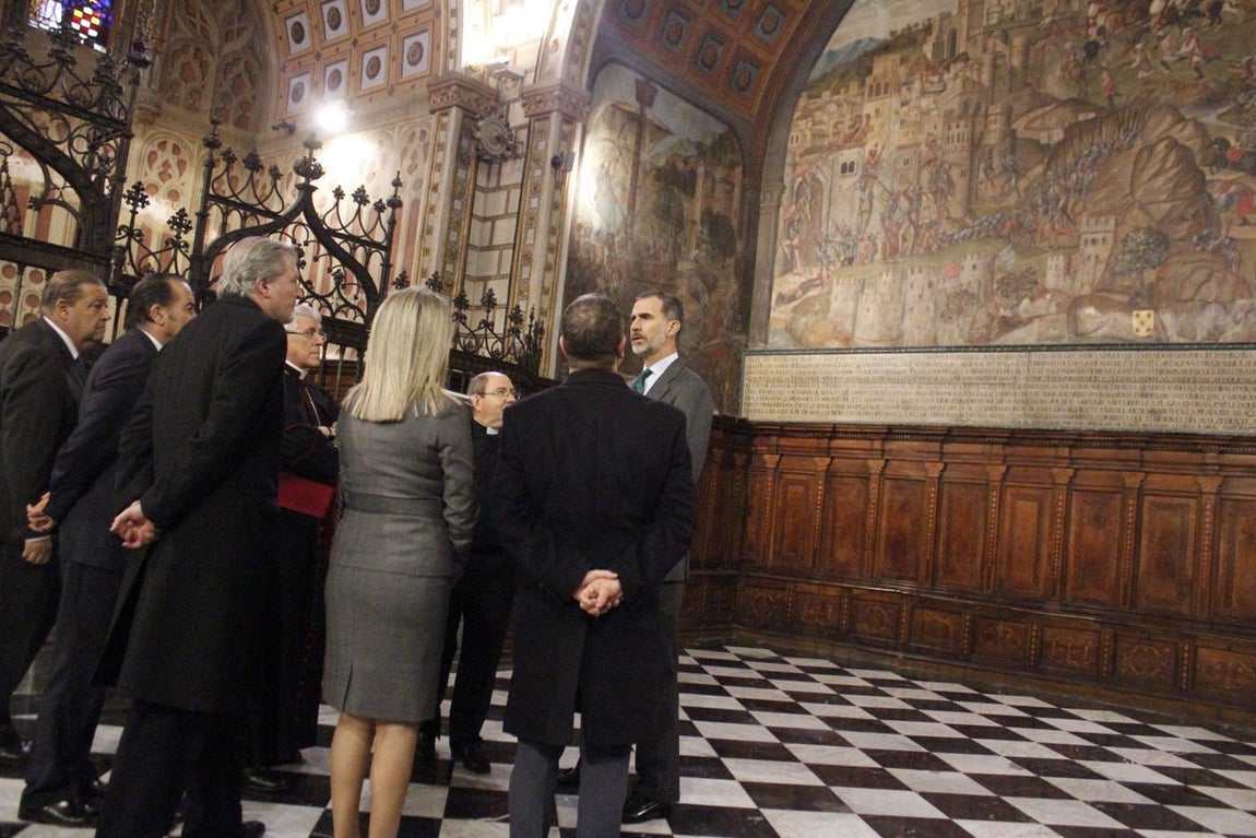 La visita de Felipe VI a Toledo, en imágenes