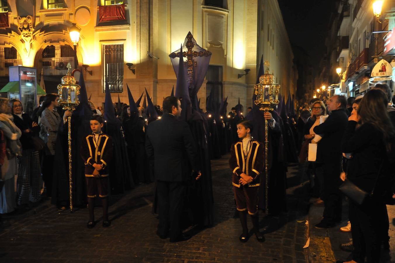 Nazarenos en la Semana Santa