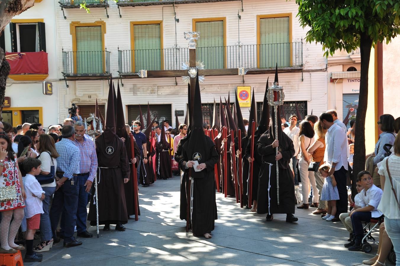 Nazarenos en la Semana Santa