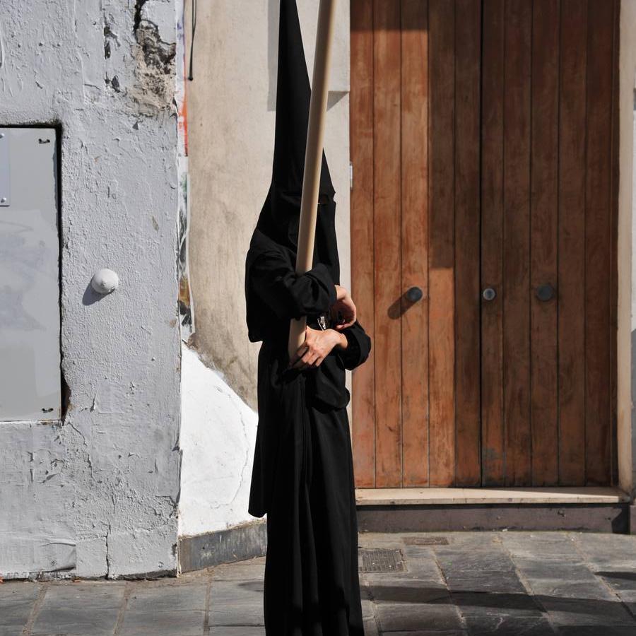 Nazarenos en la Semana Santa