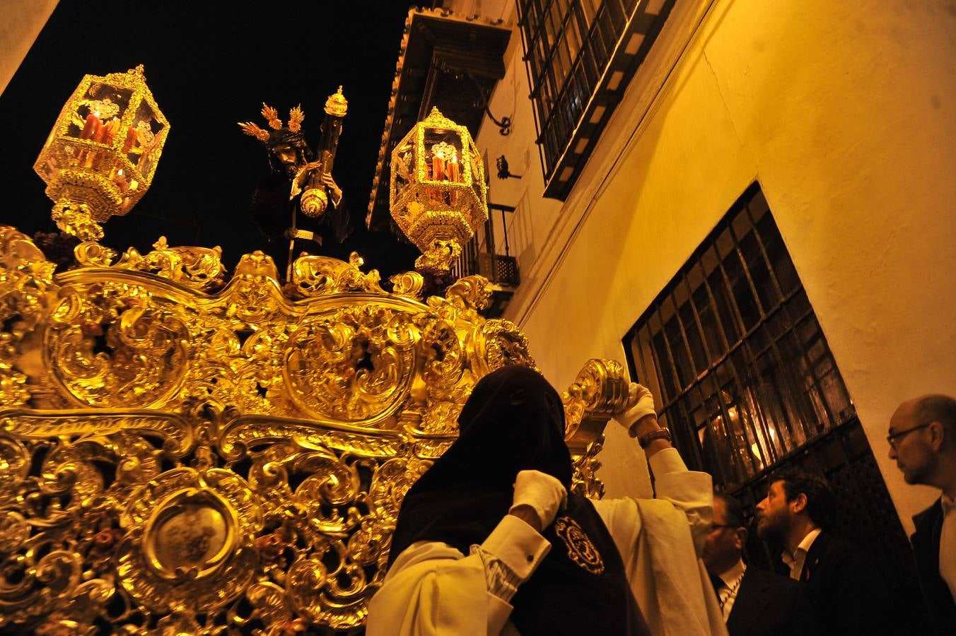 Nazarenos en la Semana Santa