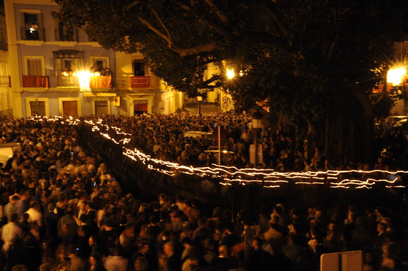 Nazarenos en la Semana Santa