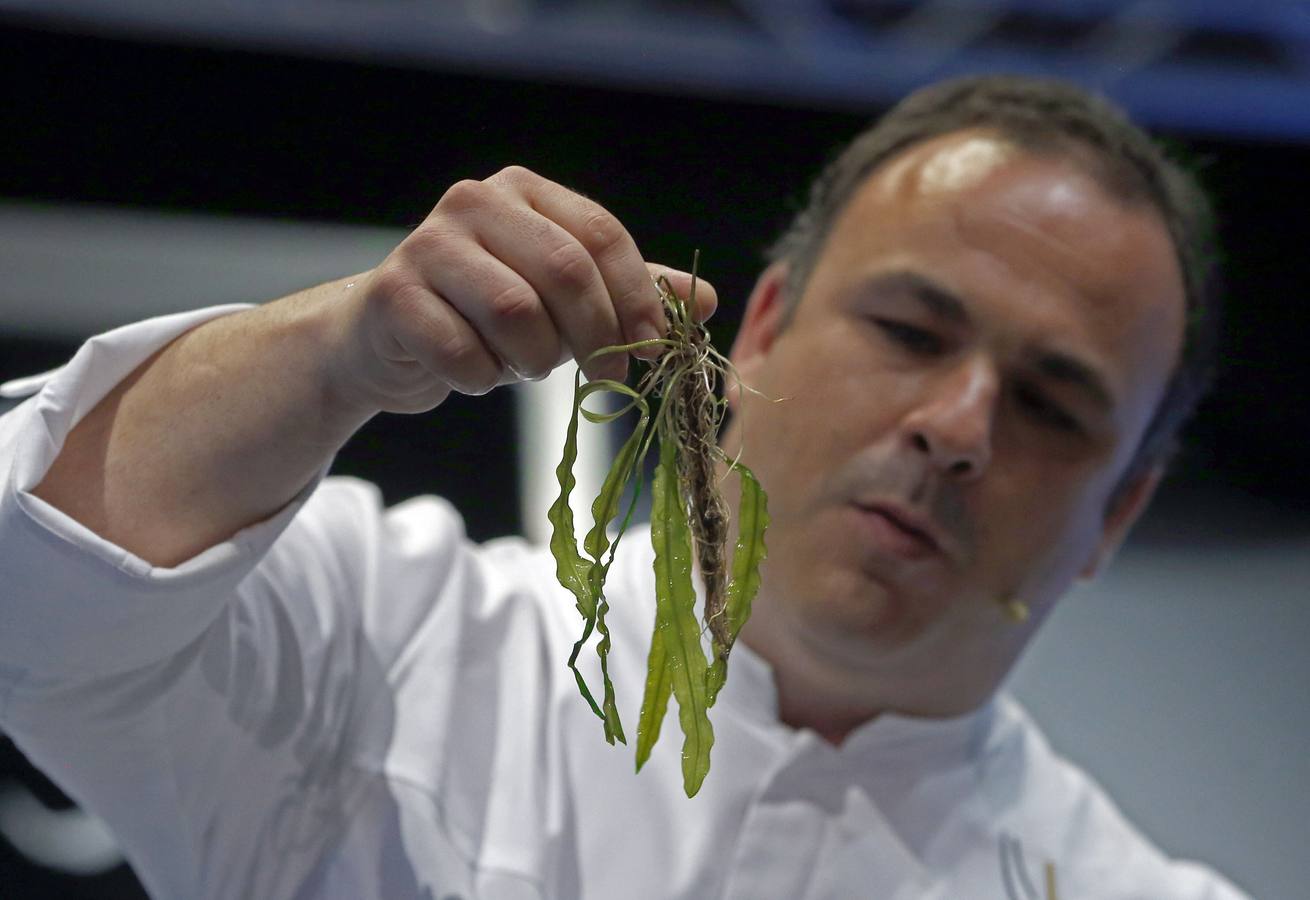 Ángel León en la ponencia "Dialogando con el mar en Madrid Fusión