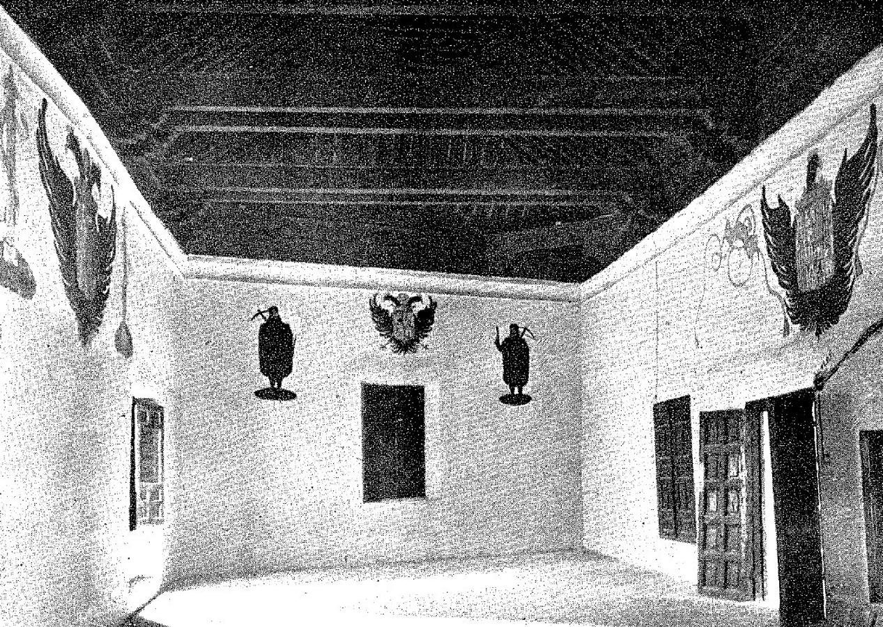 Salón del Tribunal de la Santa Hermandad en 1958. 
