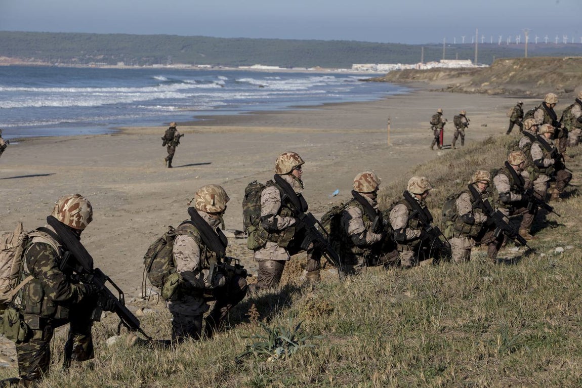 Dentro del ejercicio Marfibex de la Armada Española (I)