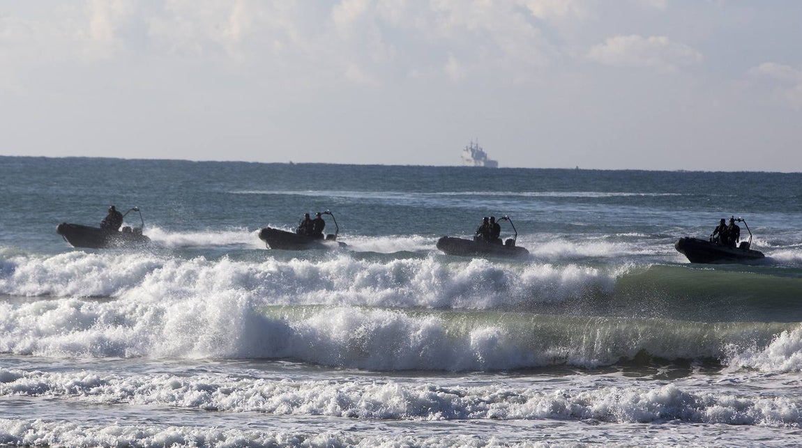 Dentro del ejercicio Marfibex de la Armada Española (I)
