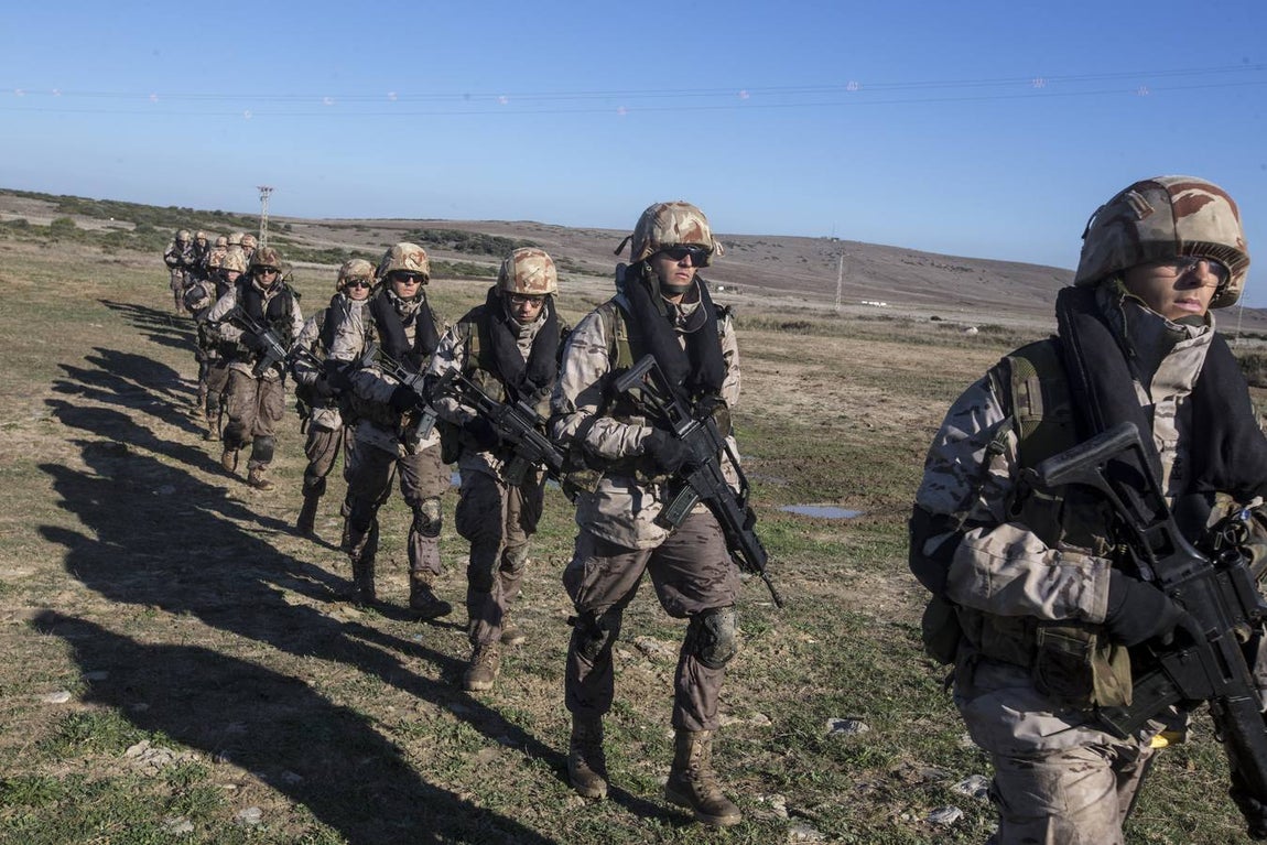 Dentro del ejercicio Marfibex de la Armada Española (I)
