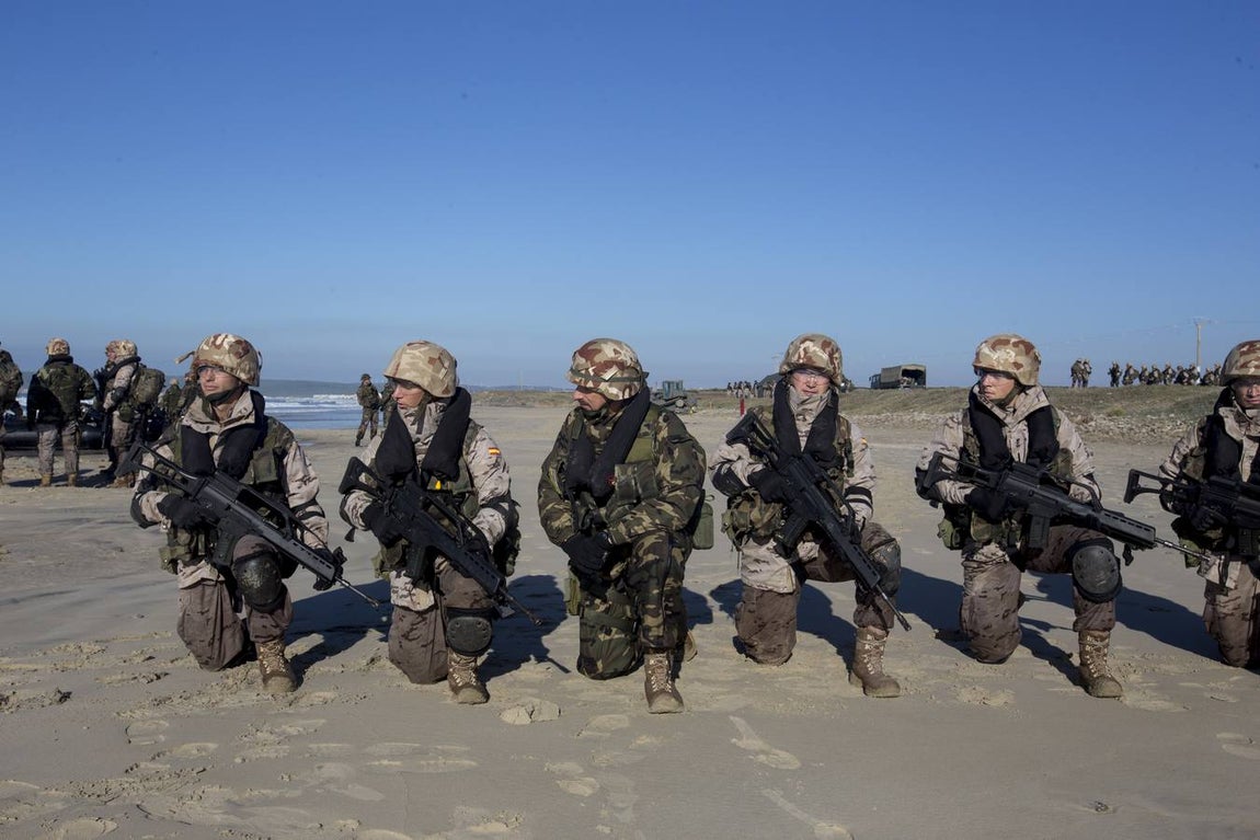 Dentro del ejercicio Marfibex de la Armada Española (II)