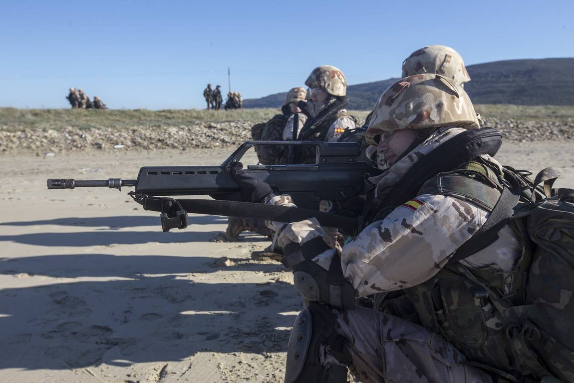 Dentro del ejercicio Marfibex de la Armada Española (II)
