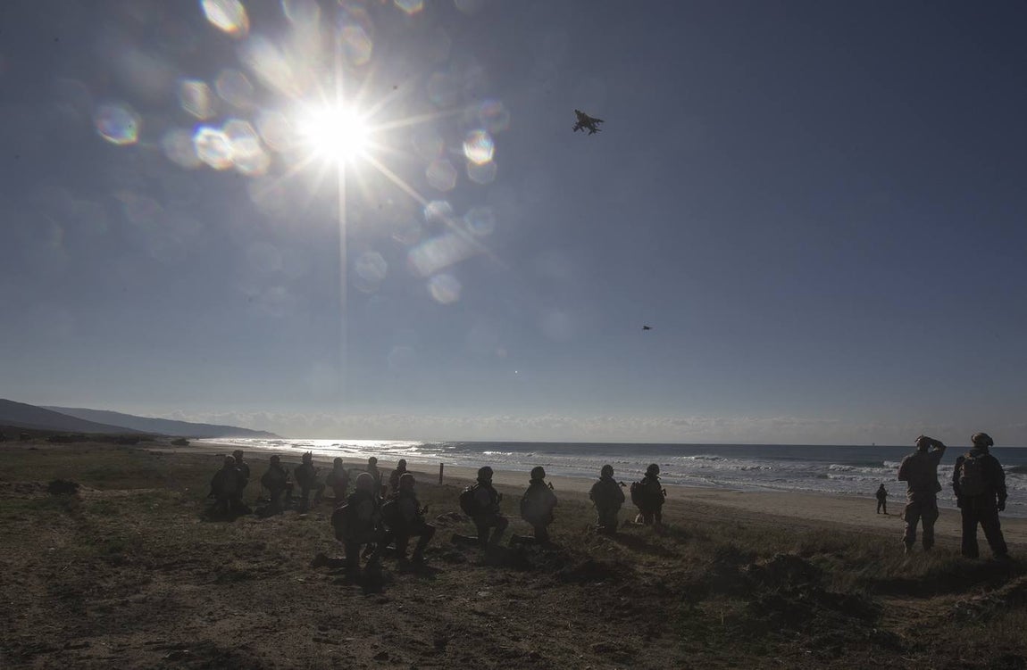 Dentro del ejercicio Marfibex de la Armada Española (II)